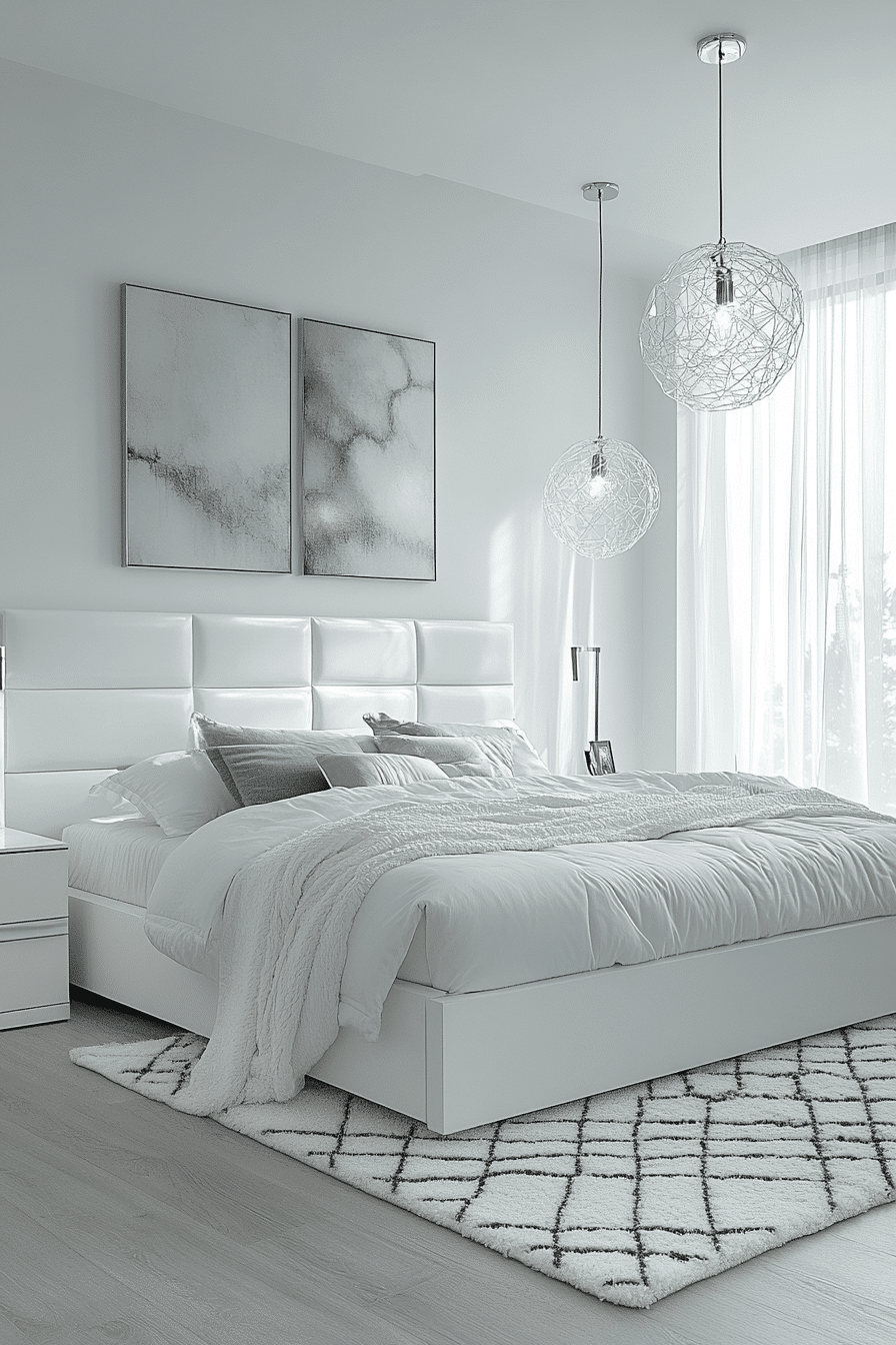 White Aesthetic Bedroom