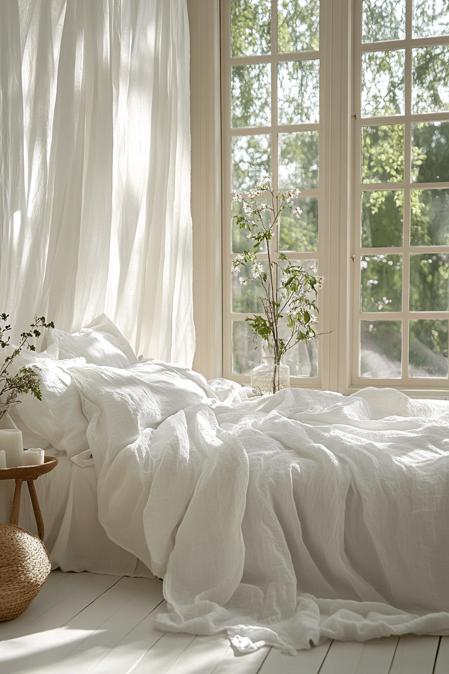 White Aesthetic Bedroom