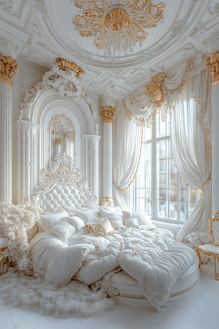 White Aesthetic Bedroom