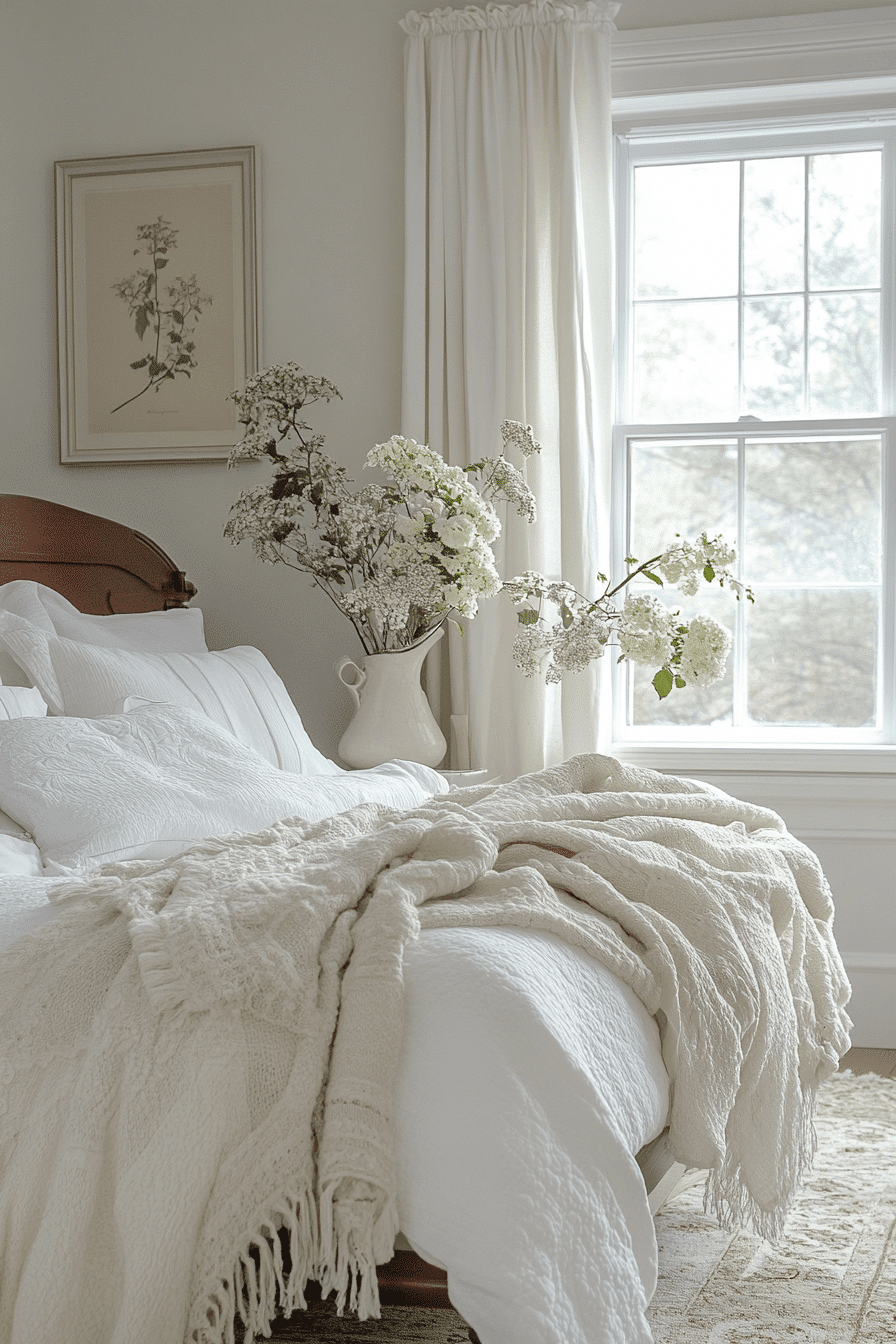 White Aesthetic Bedroom