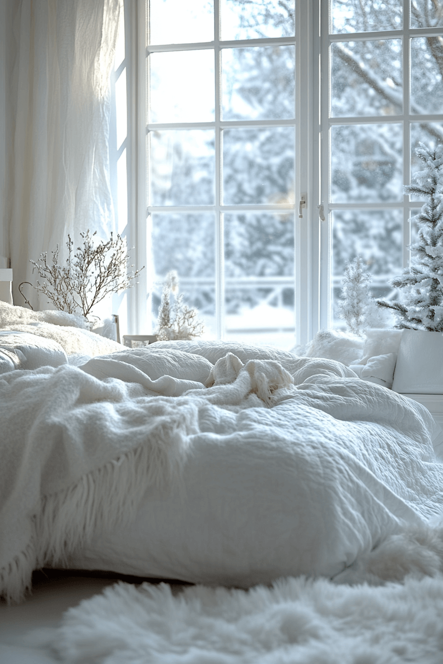 White Aesthetic Bedroom