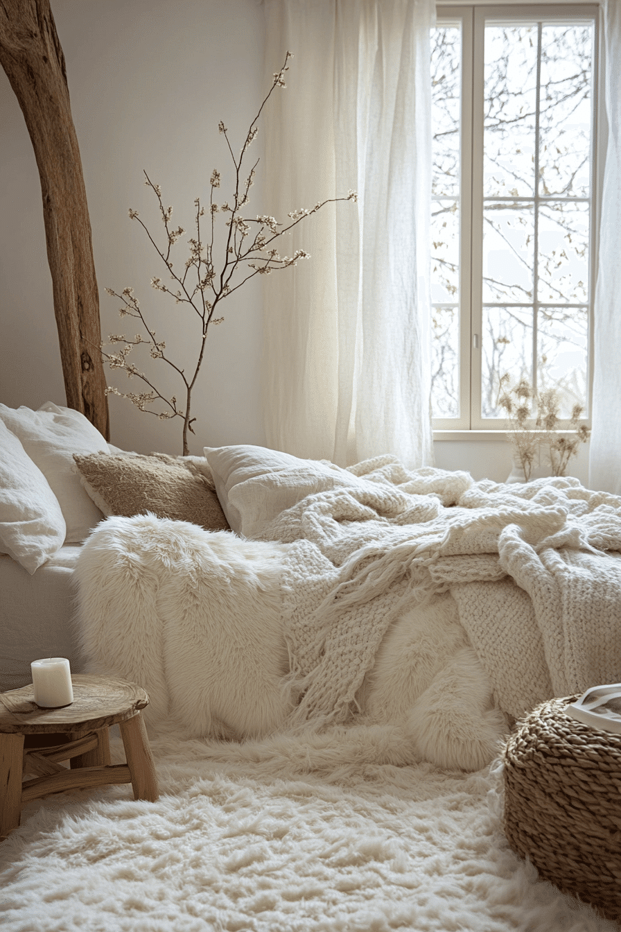 White Aesthetic Bedroom