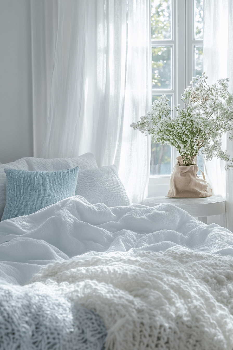 White Aesthetic Bedroom