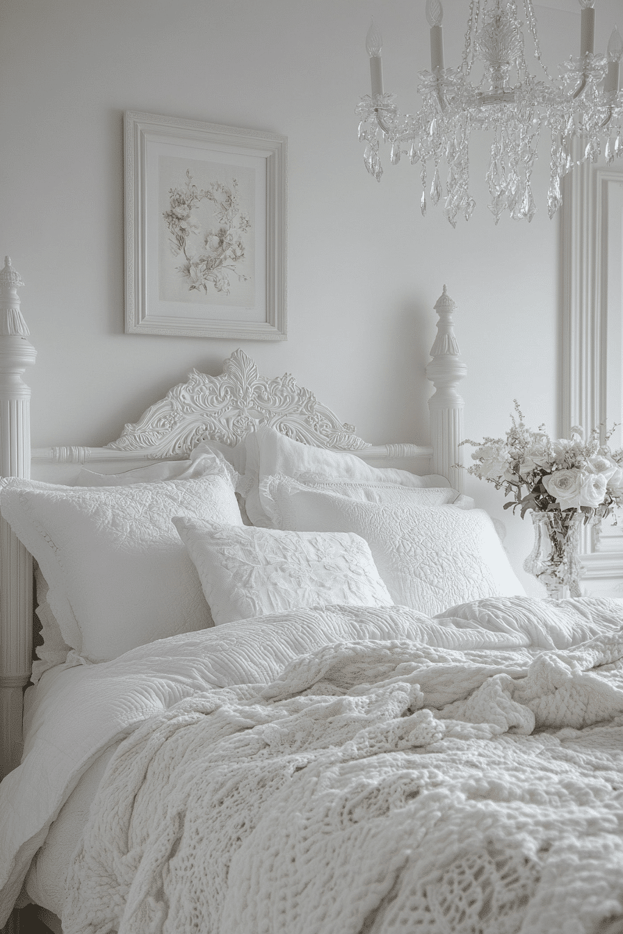 White Aesthetic Bedroom