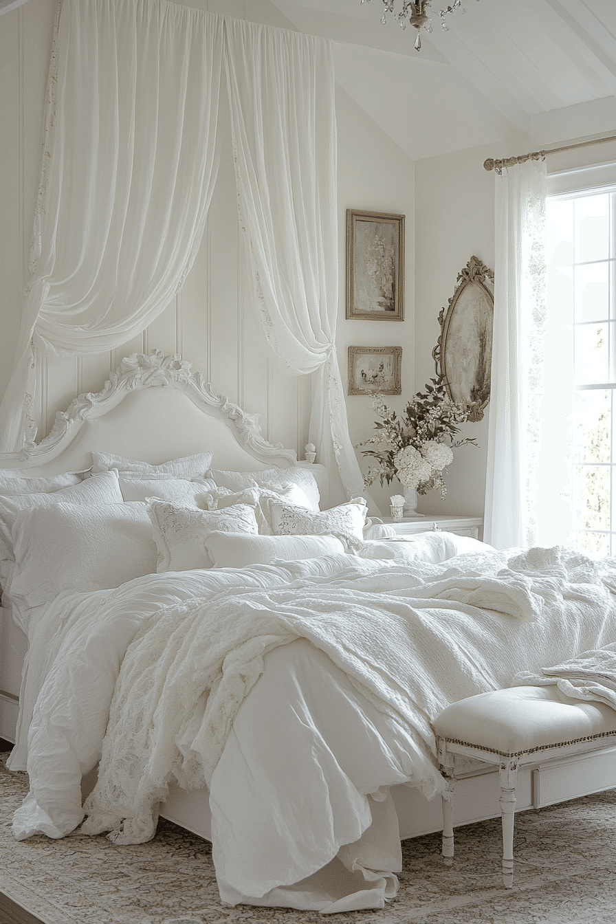 White Aesthetic Bedroom