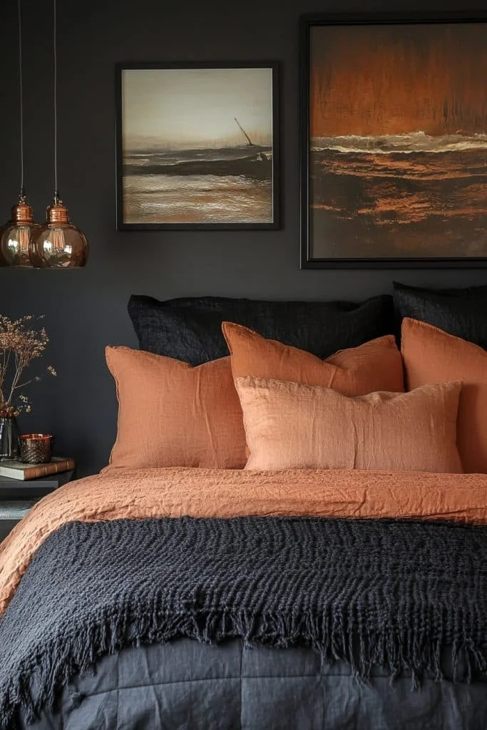 Warm Black and Copper Combination