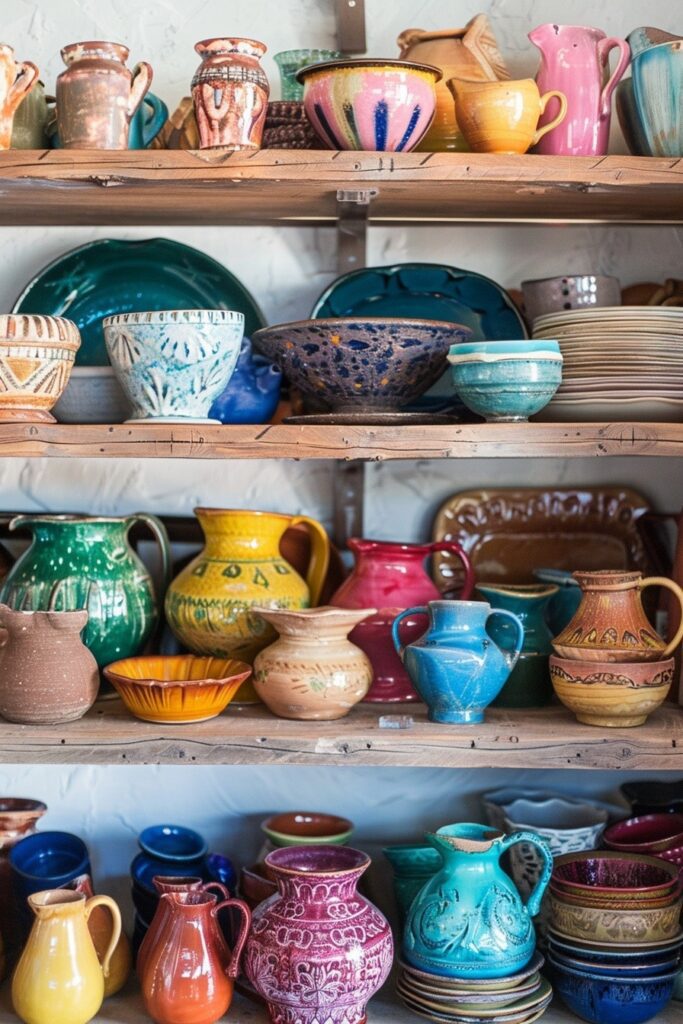 Handmade Colorful Pottery