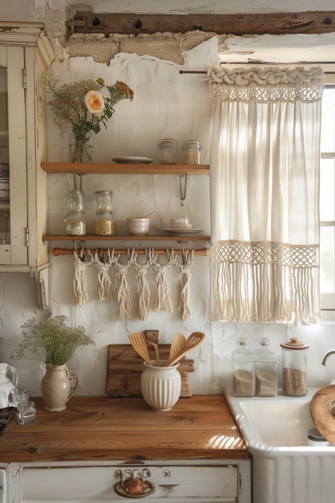 Elegant Macramé Lace Curtains