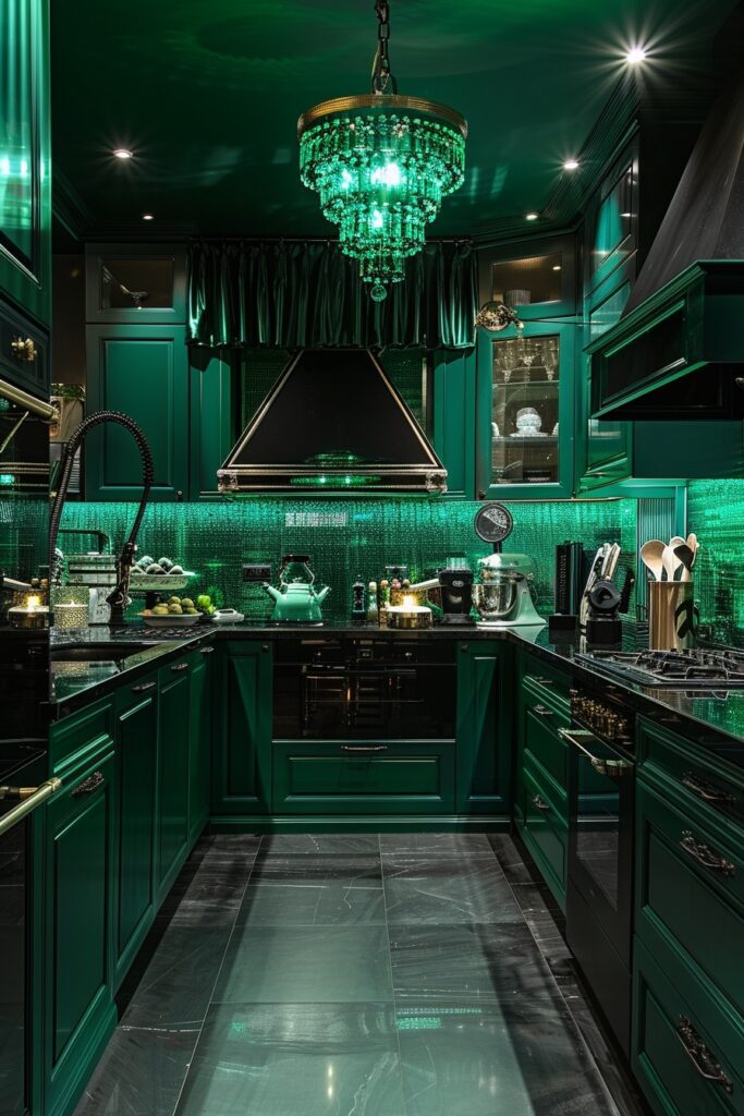 Jewel-Toned Satin Drapes