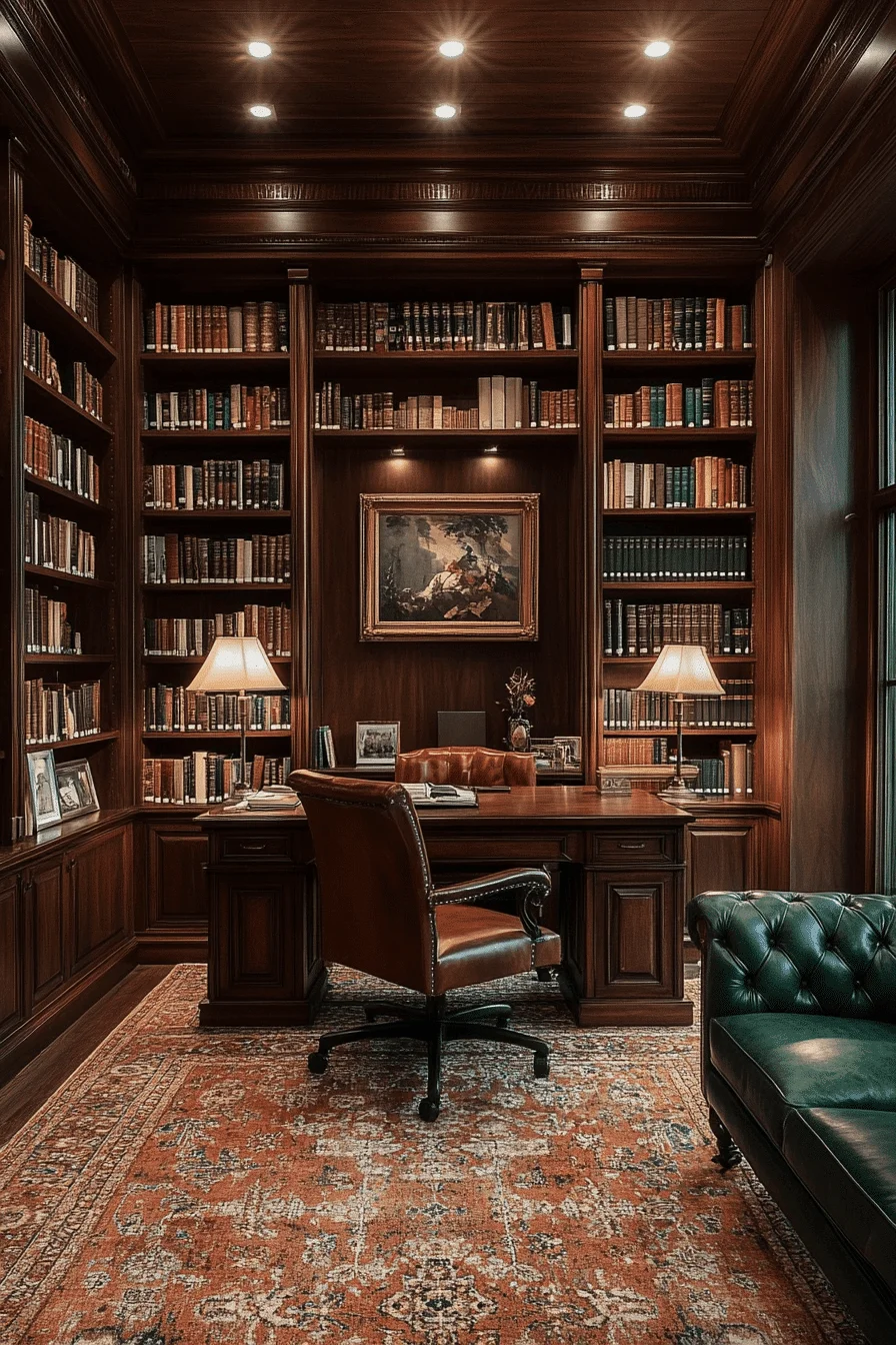 moody office mahogany