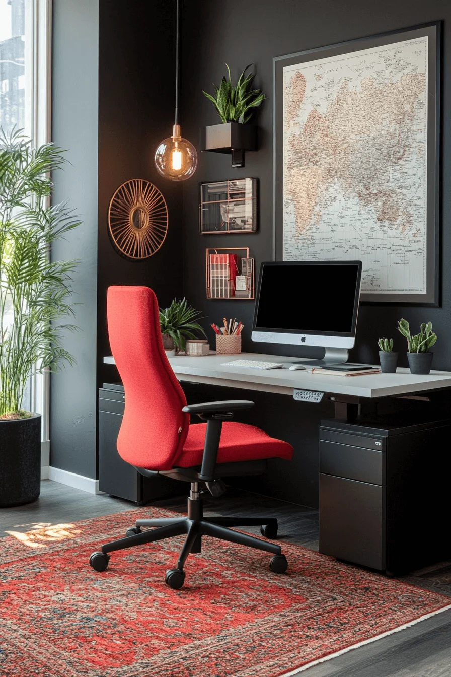 moody office jet black