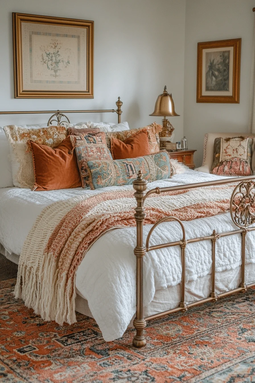 boho vintage bedroom