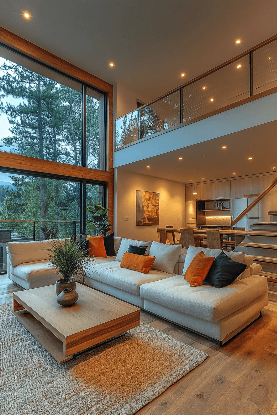 contemporary modern living room