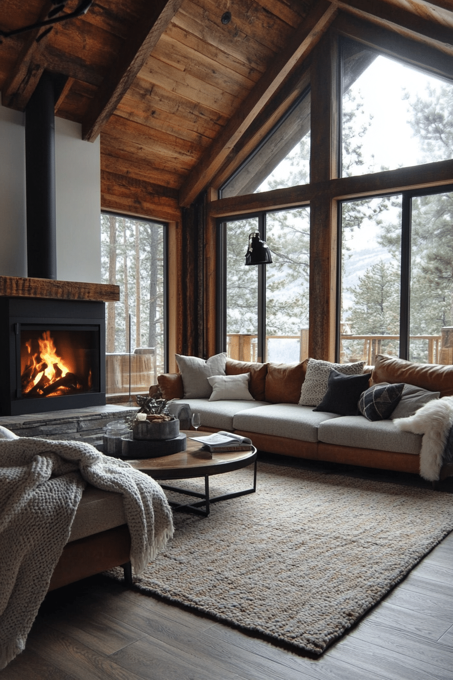 little cabin living room