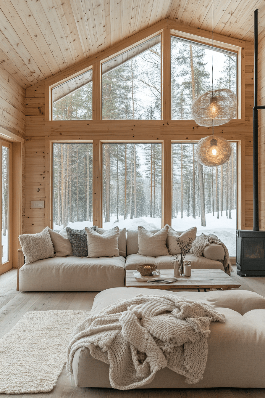 little cabin living room