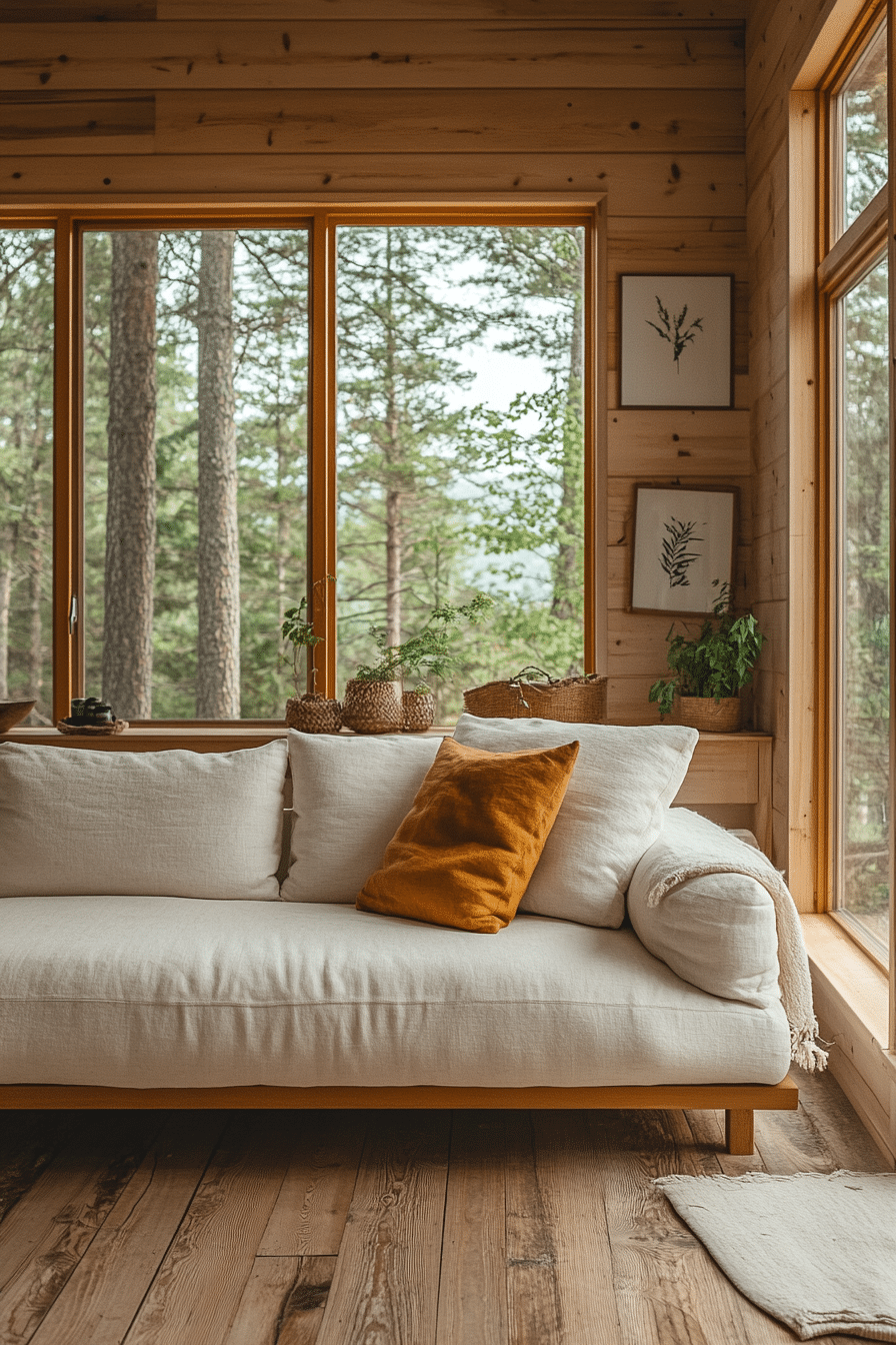 little cabin living room