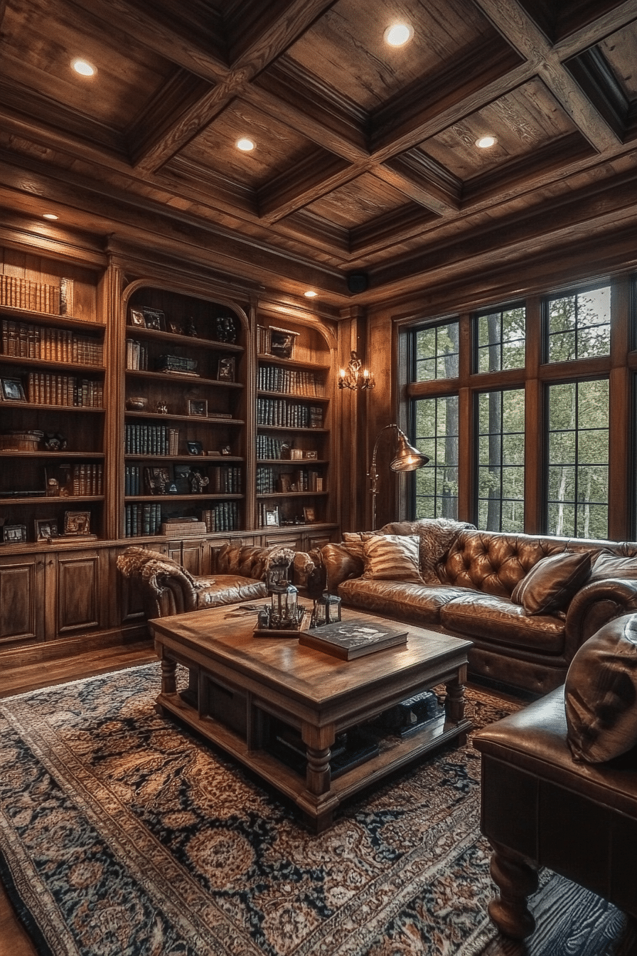 little cabin living room