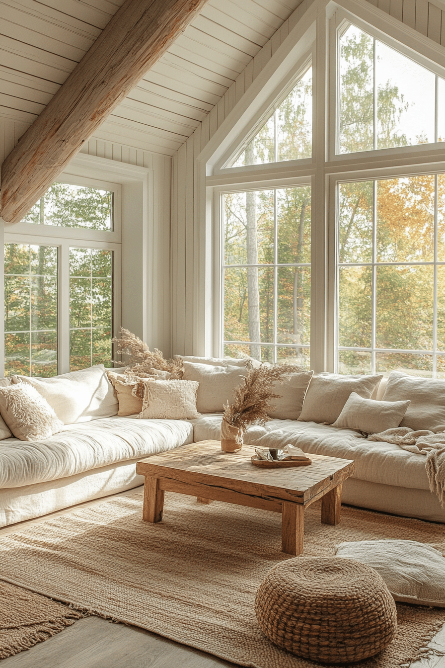little cabin living room