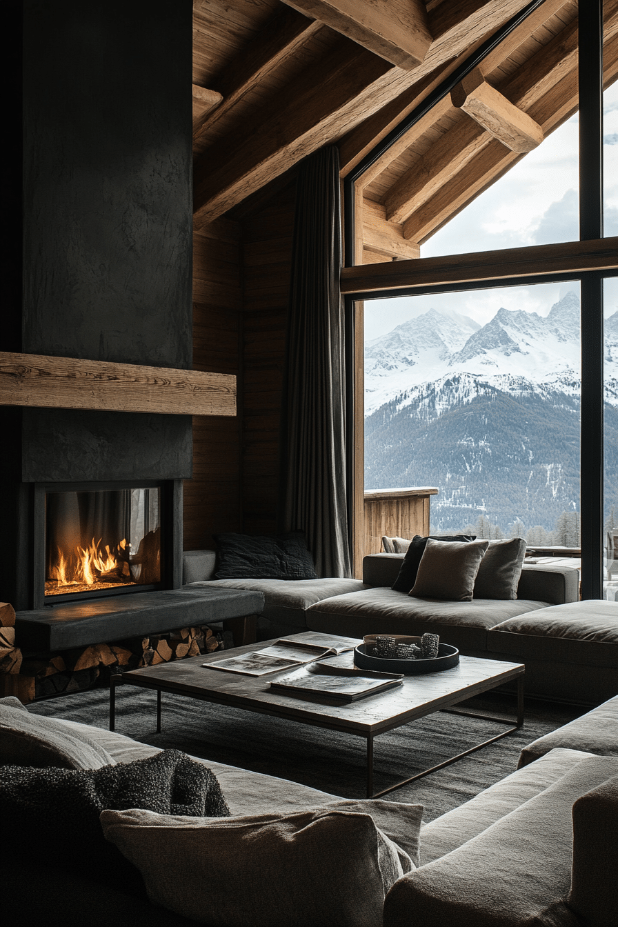 little cabin living room