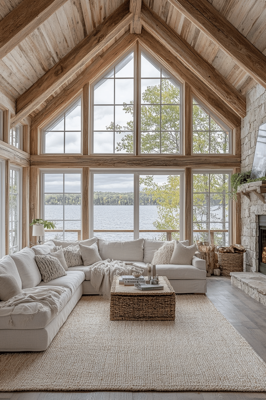 little cabin living room