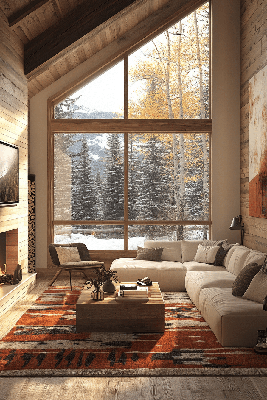 little cabin living room