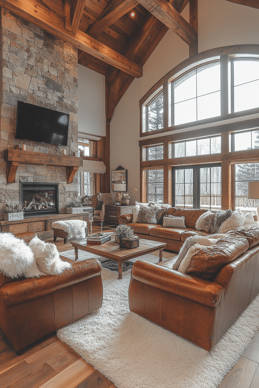 little cabin living room