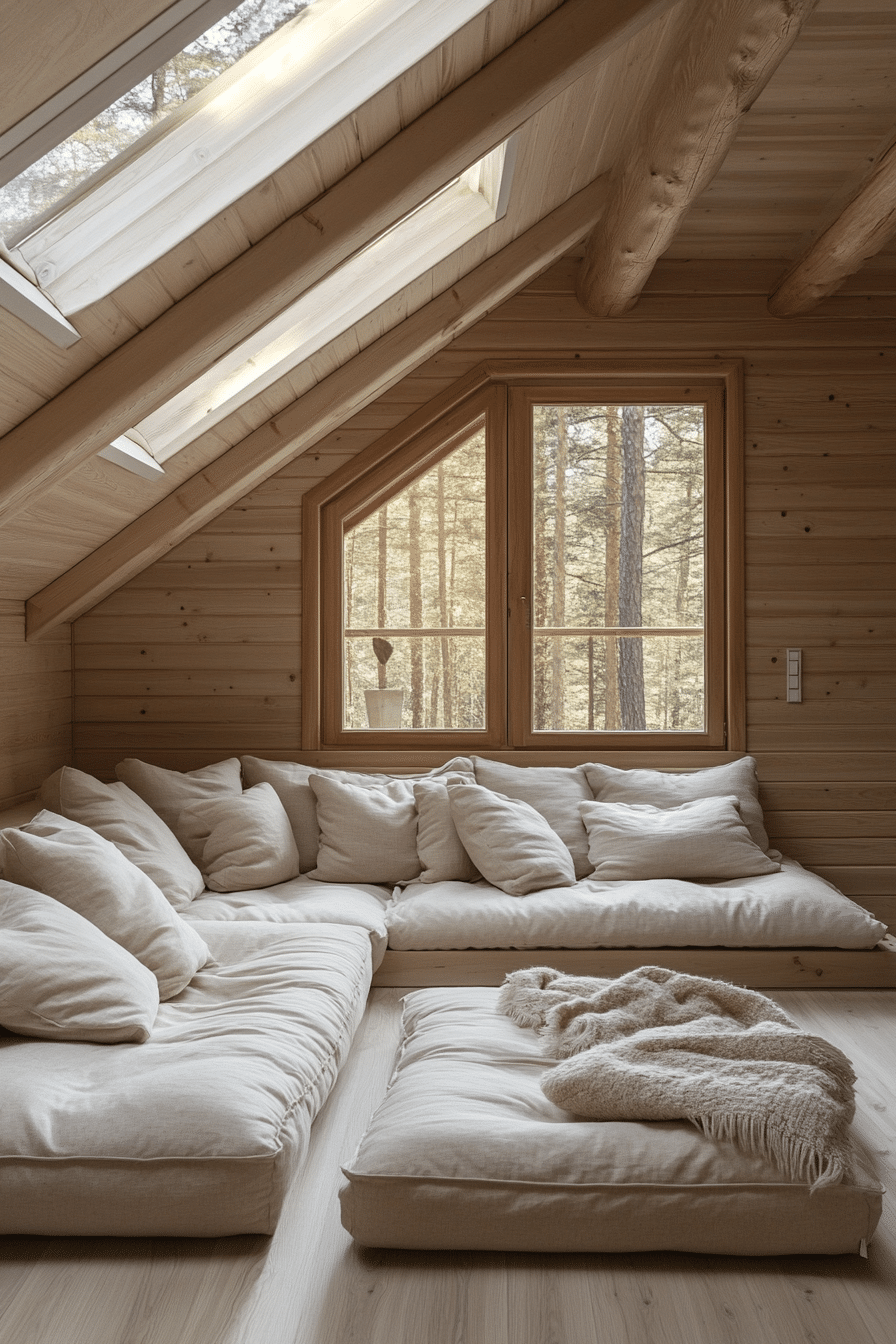 little cabin living room