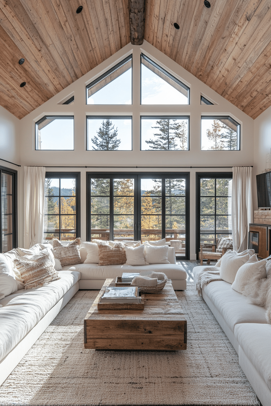 little cabin living room