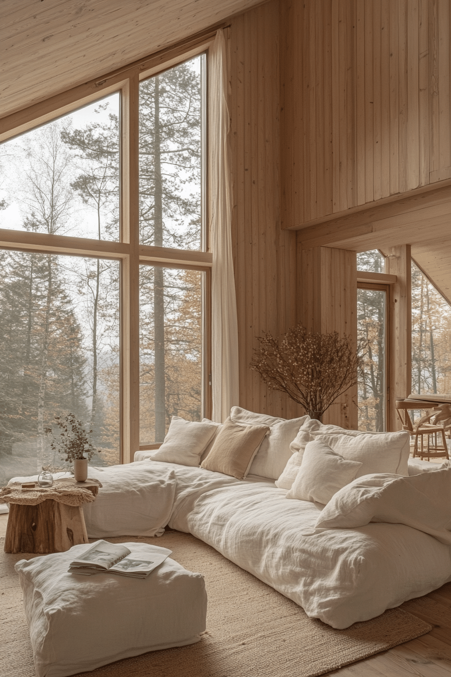 little cabin living room