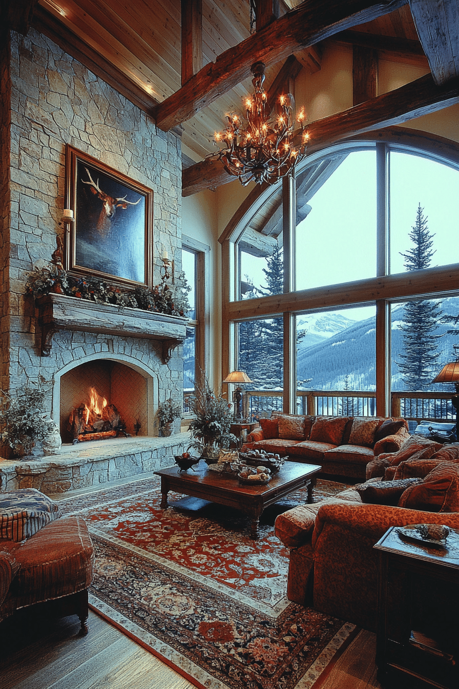 little cabin living room