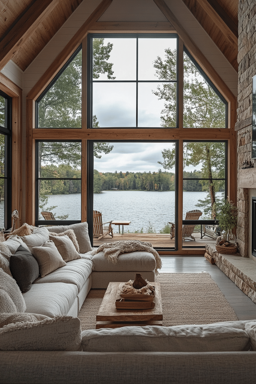 little cabin living room
