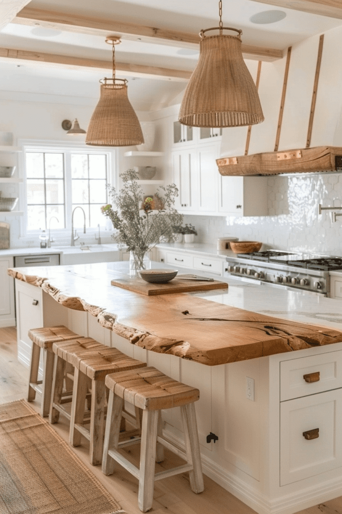 Contemporary Cooking Space Rustic Blend