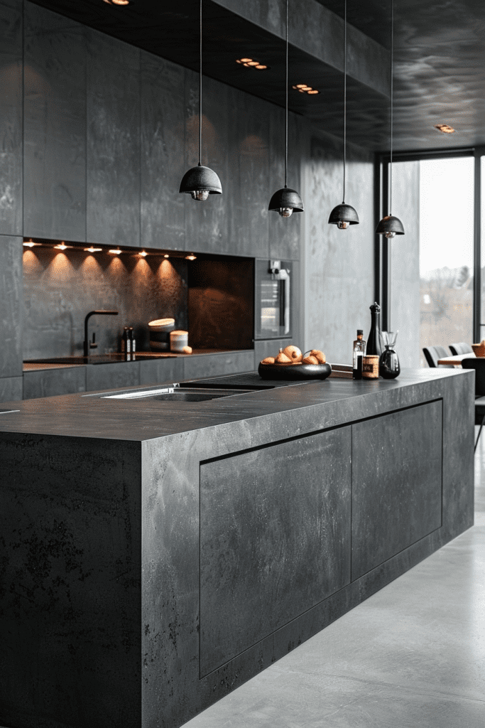 Sleek Minimalist Luxurious Kitchen