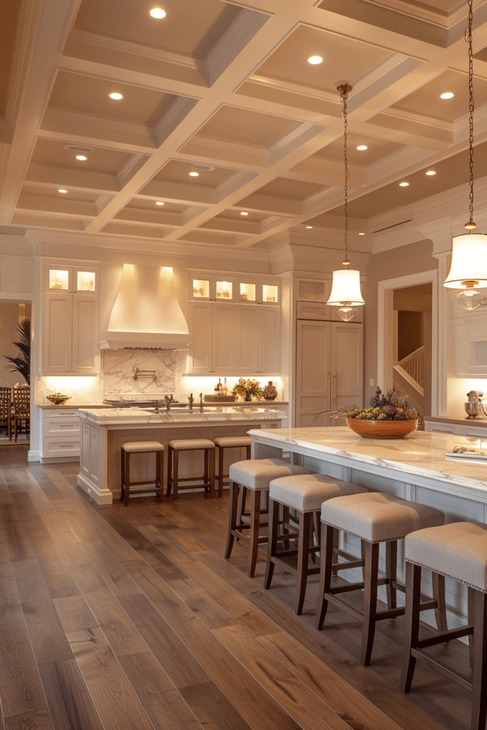 Sophisticated Open-Concept Living Kitchens