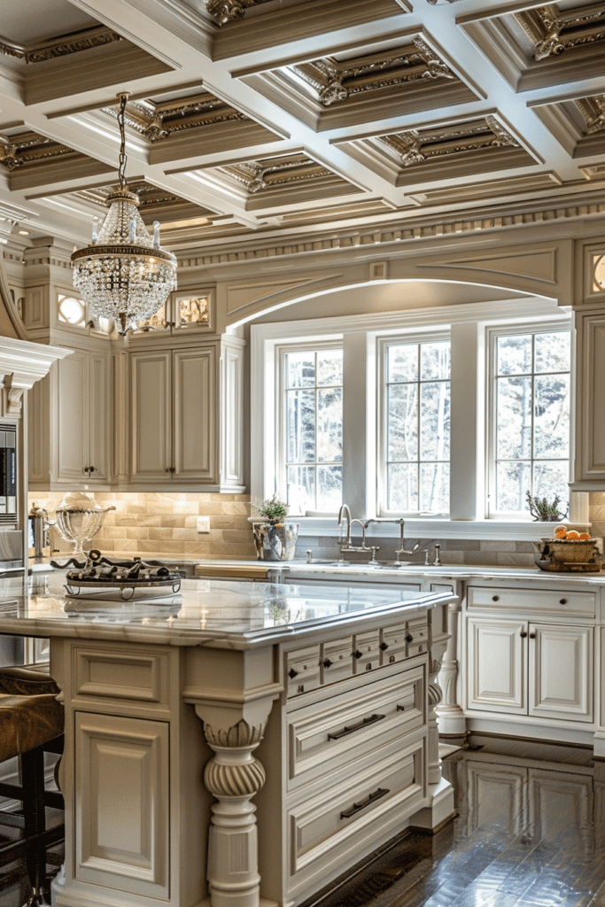 Intricately Detailed Opulent Kitchens