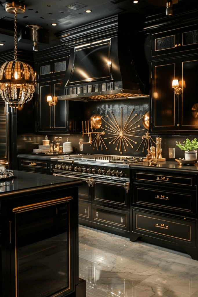 Contemporary Art Deco Revival Kitchens