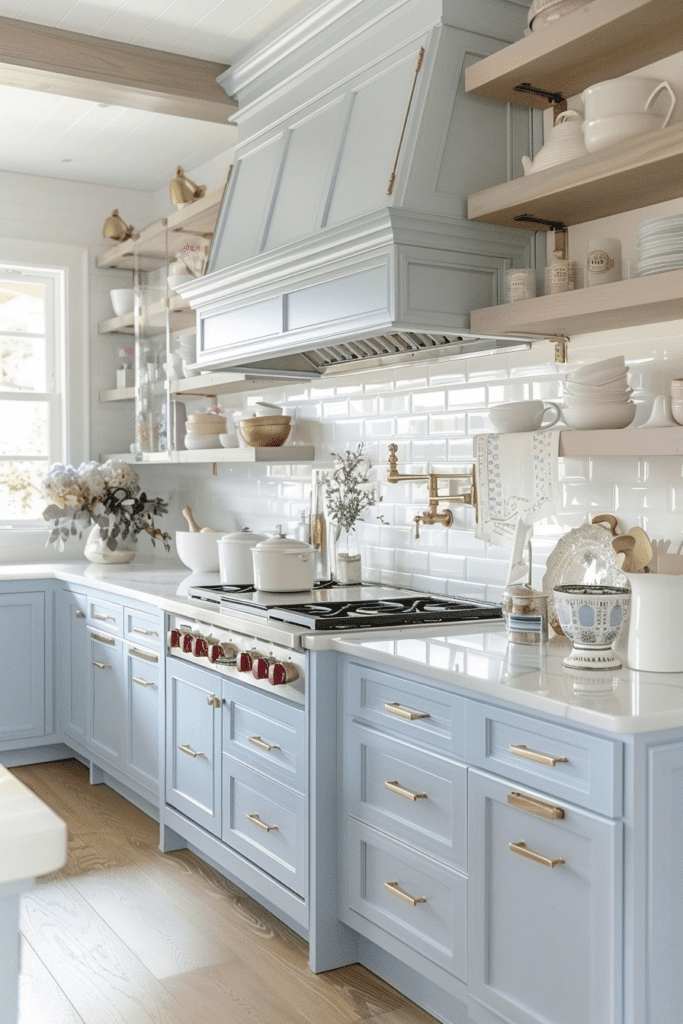Soft Pastel Toned Luxury Kitchens