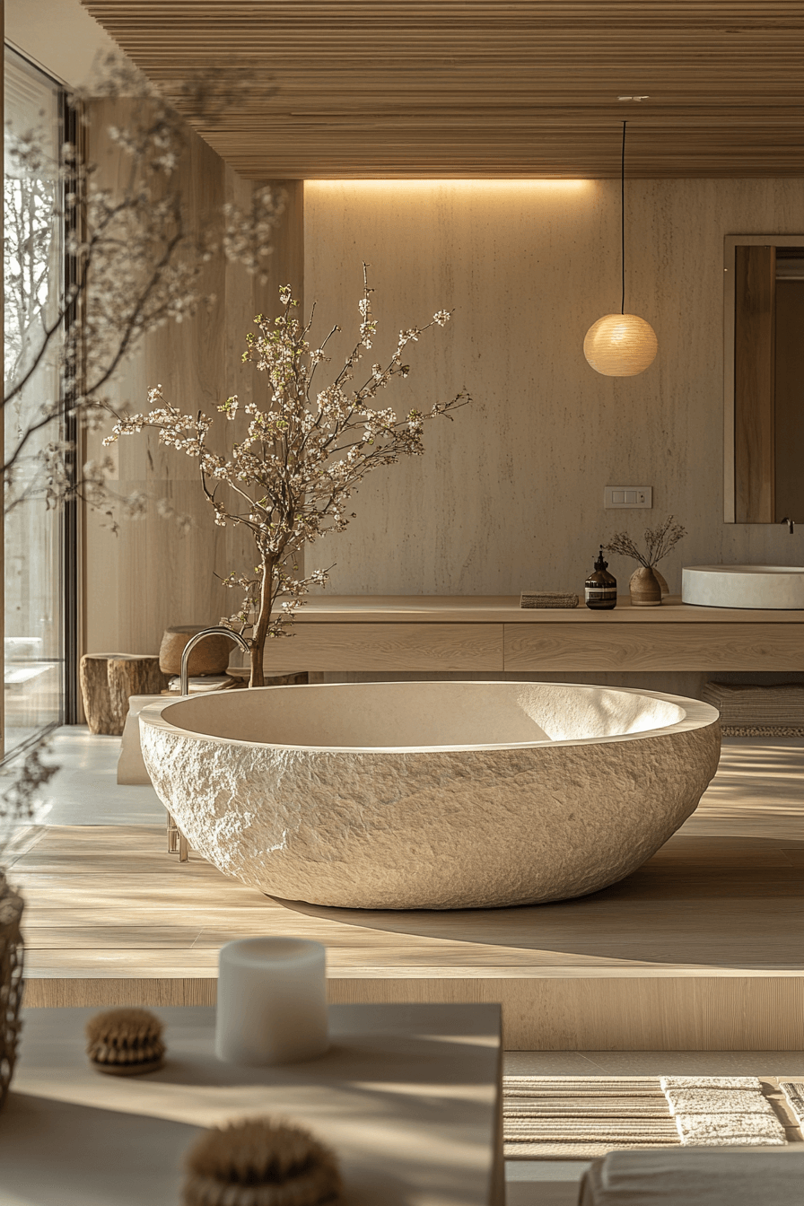 zen-inspired bathroom