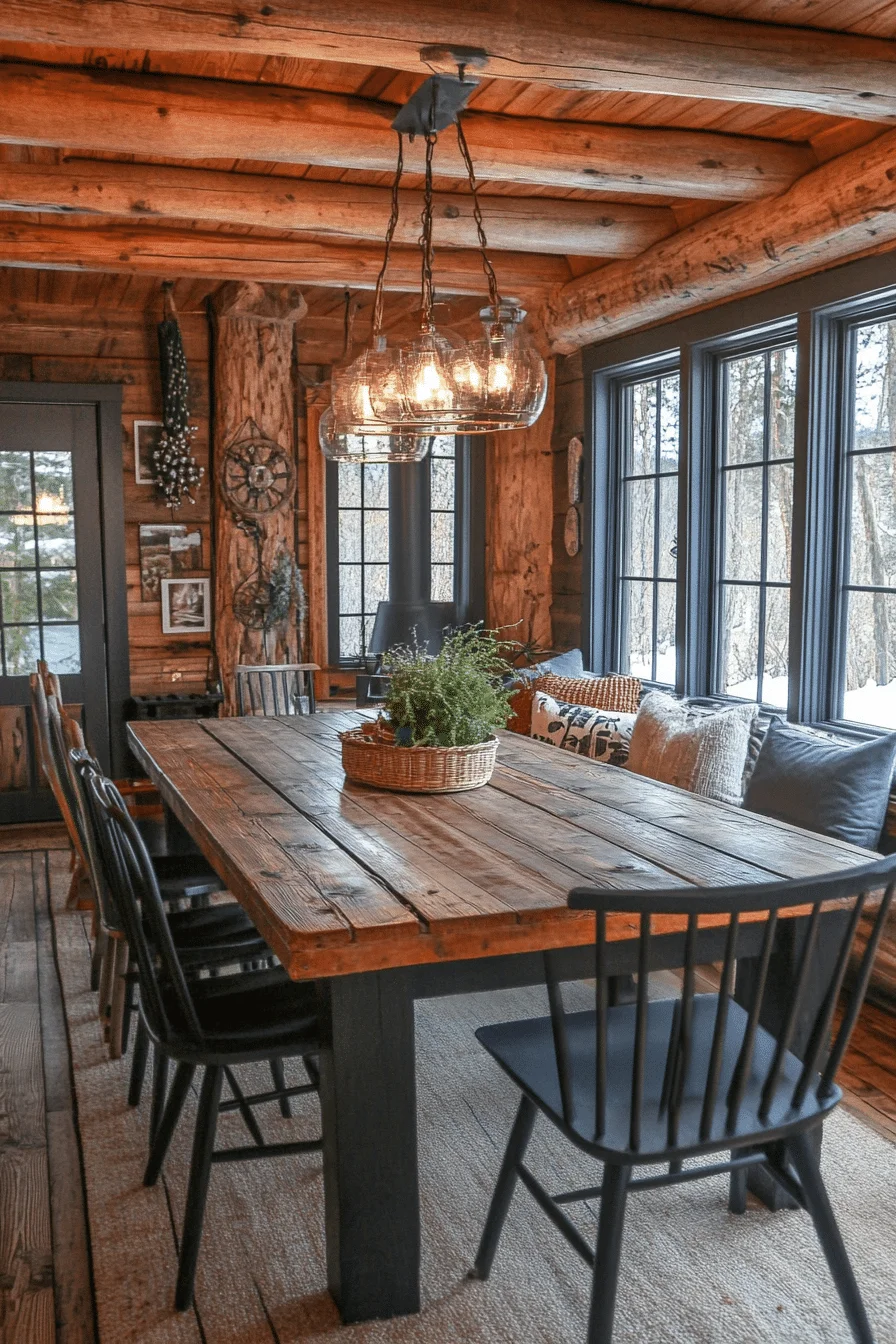 log home interiors