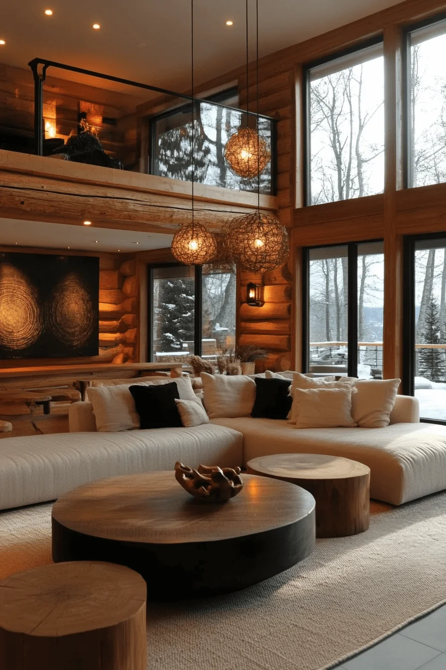 log home interiors