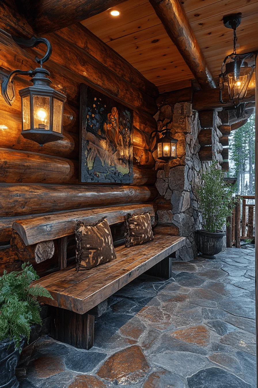 log home interiors