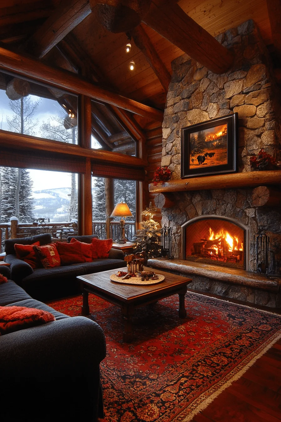 log home interiors