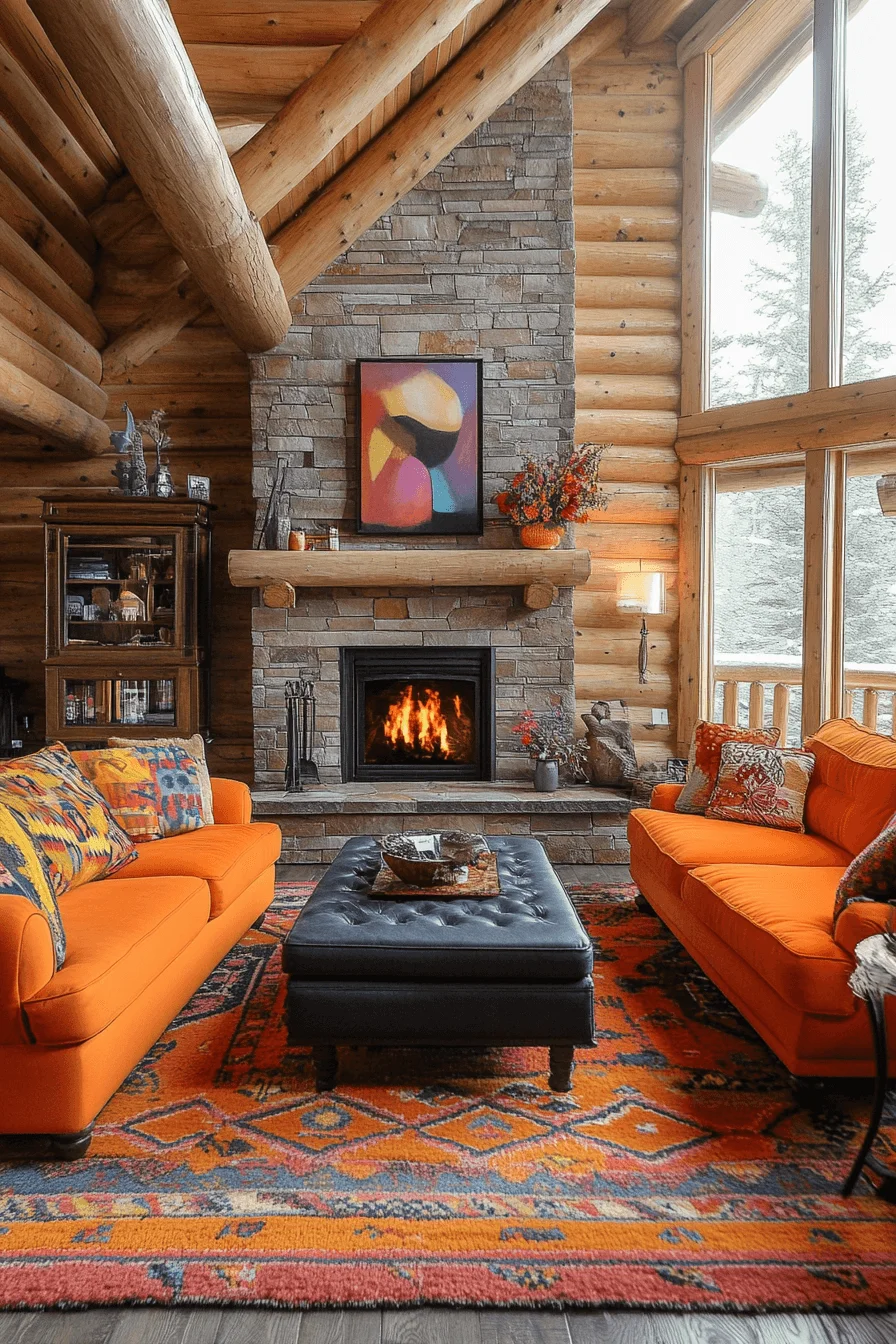 log home interiors