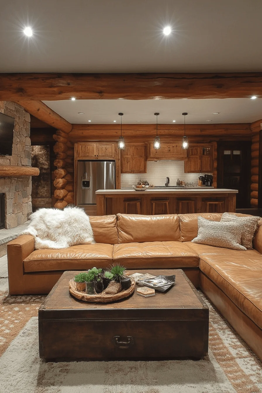 log home interiors