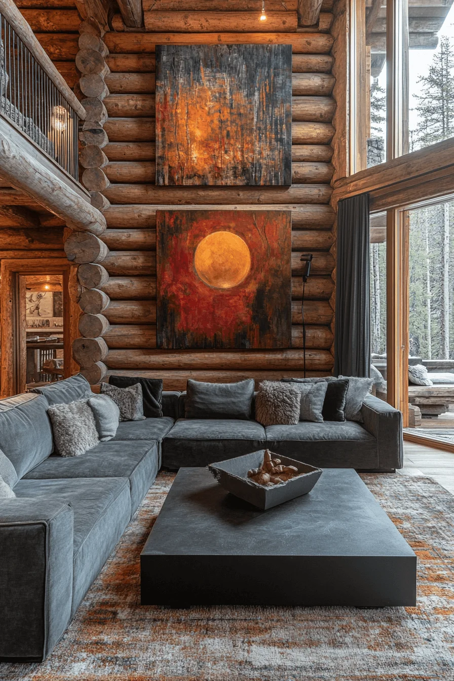 log home interiors