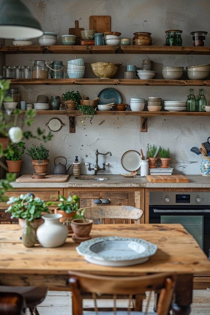 Charming Scandi Boho Kitchen