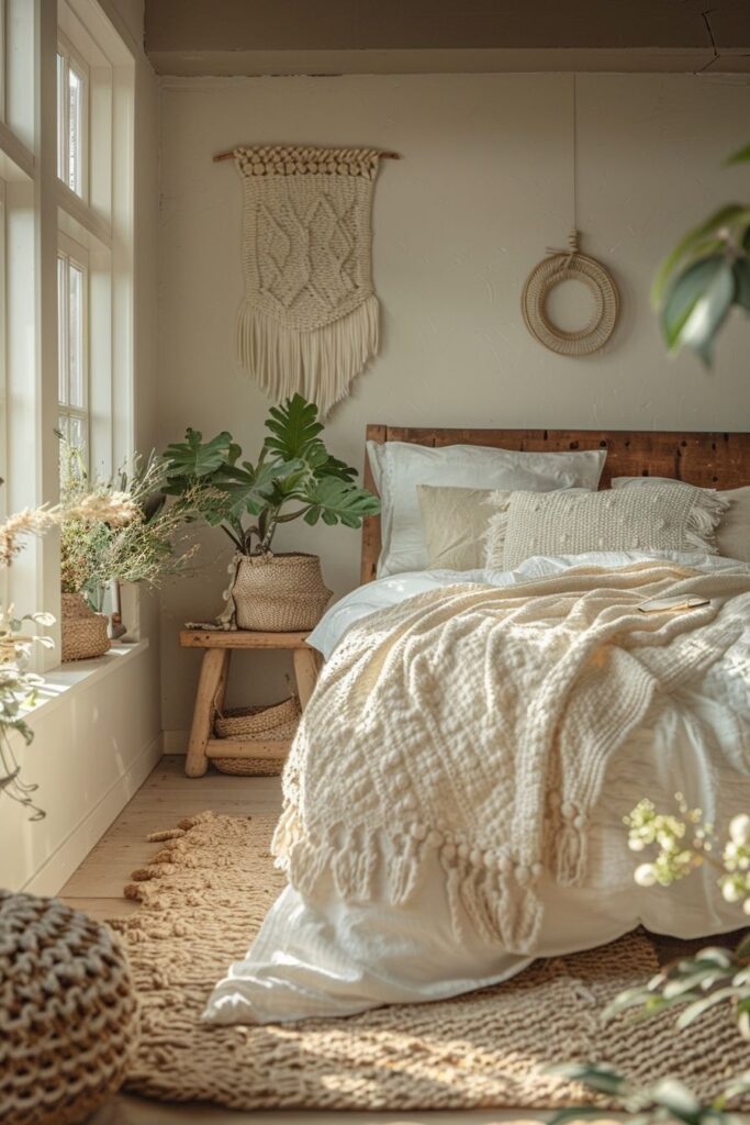 Scandi Boho Bedroom Sanctuary