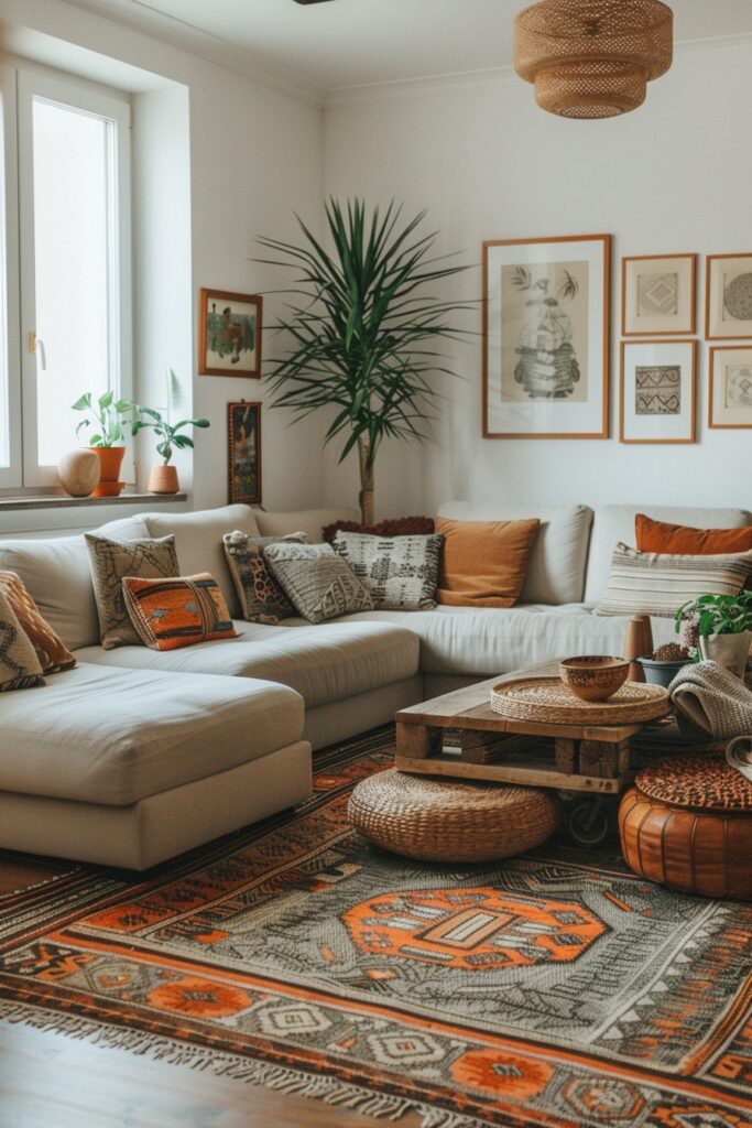 Elegant Minimalism with Boho Accents