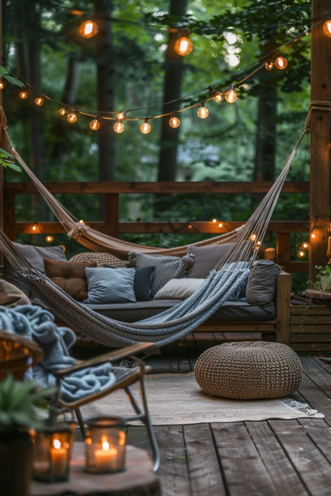 Cozy Scandi Boho Outdoor Living