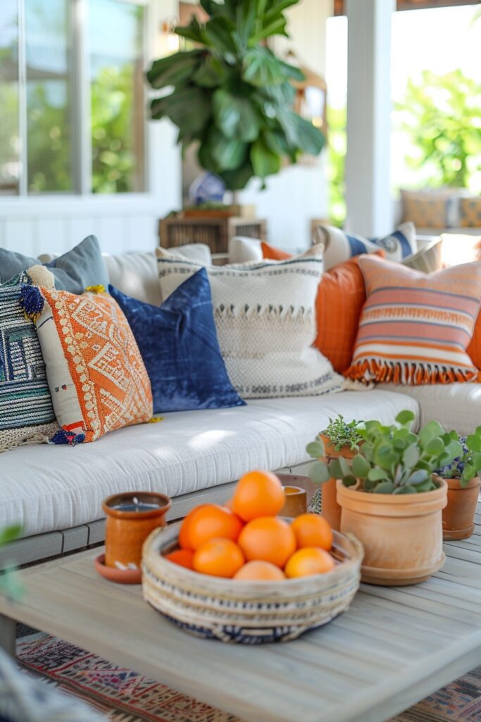 Eclectic Scandi Boho Patio Mix